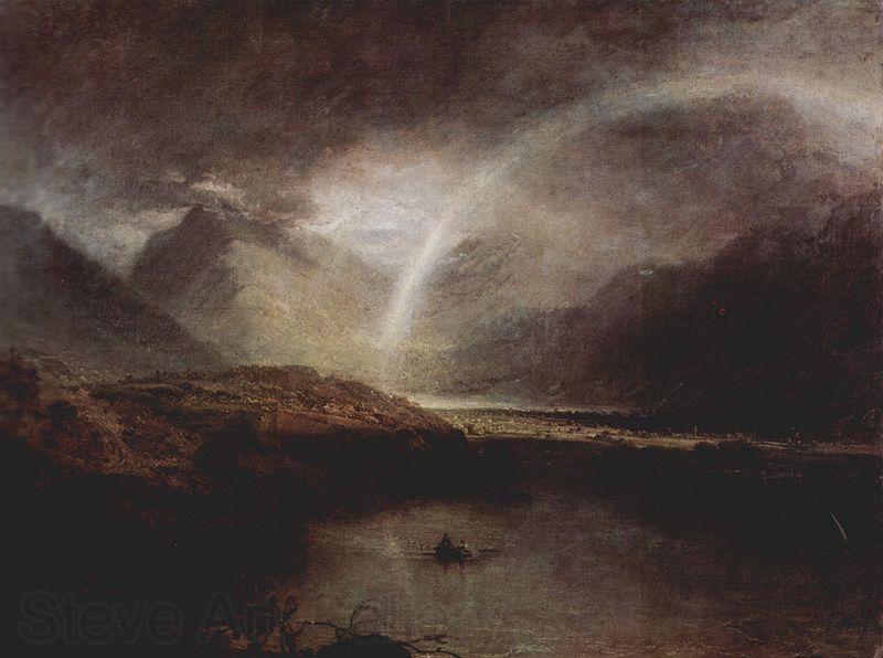 Joseph Mallord William Turner Buttermere-See mit Teilansicht von Cromackwater Germany oil painting art